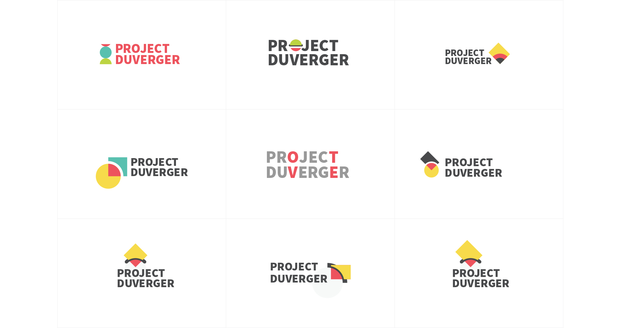 Project Duverger Logo Design Sketches